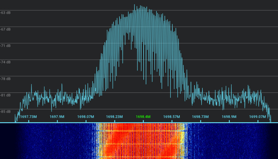 S-band dumps FFT image